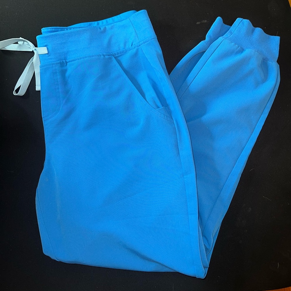 women's Capri Blue Zamora™ - Jogger Scrub Pants - M / Capri Blue